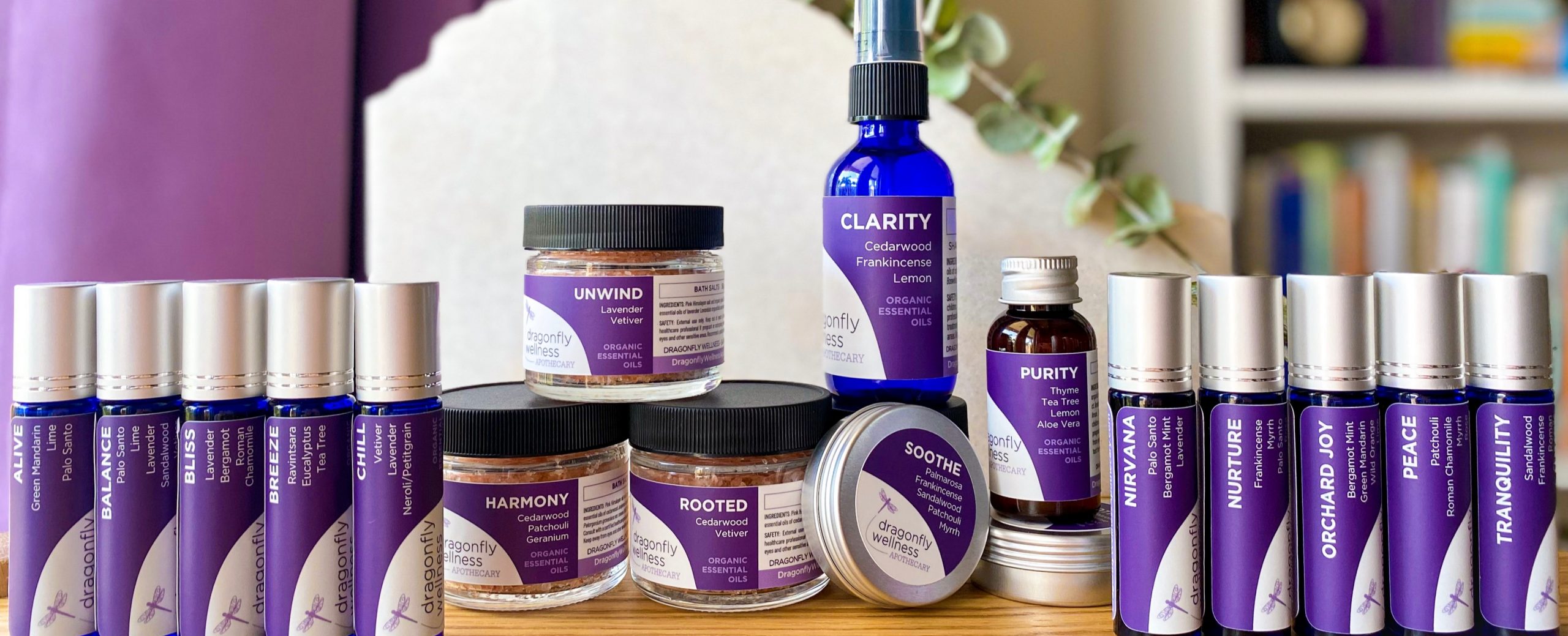 Dragonfly Wellness Apothecary product line